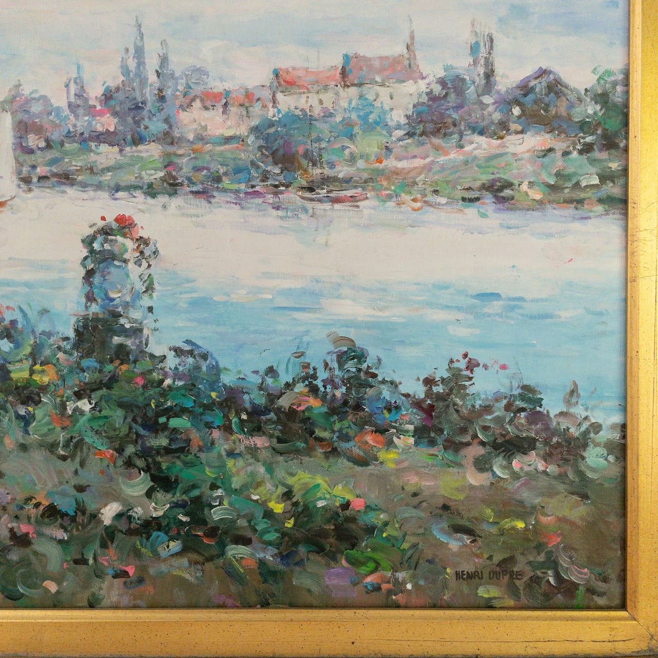 Henri Dupre Signed Impressionist Painting