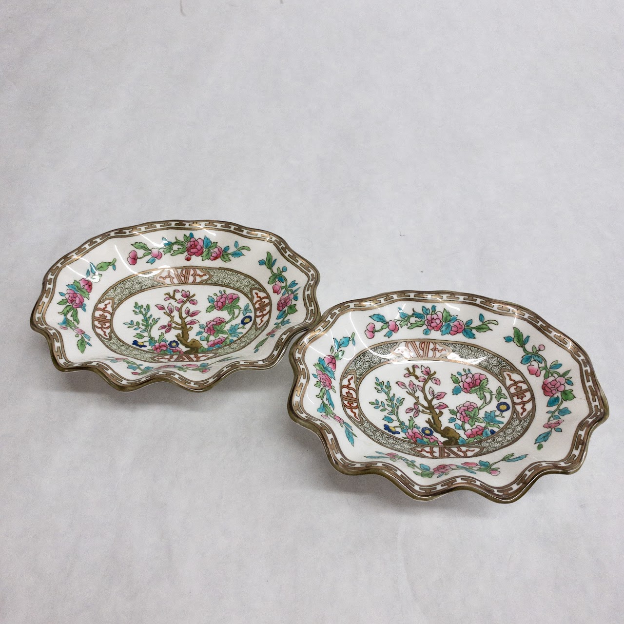 Coalport 'Indian Tree' Dish Pair