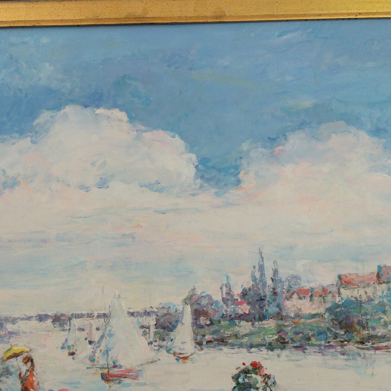 Henri Dupre Signed Impressionist Painting