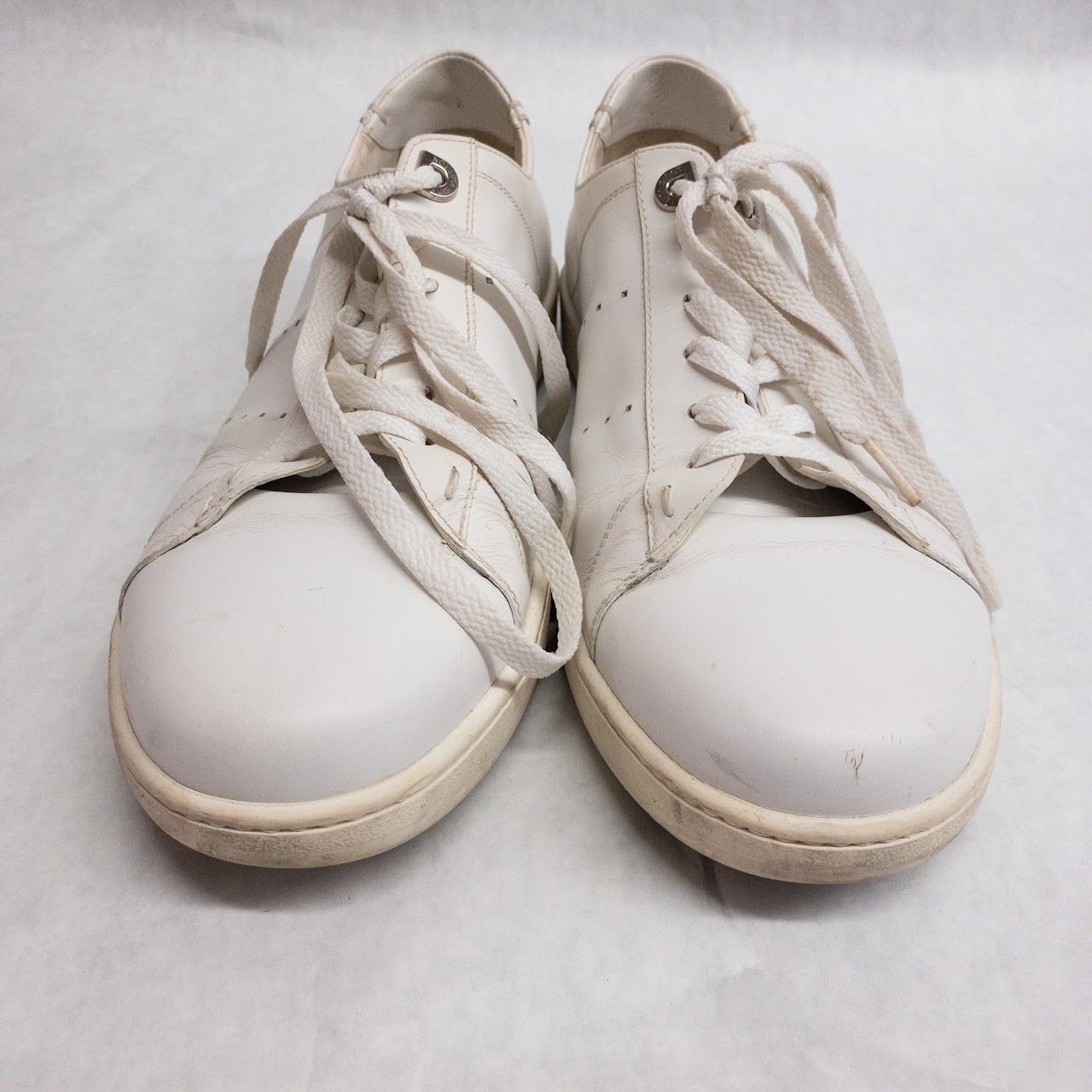 Louis Vuitton White Leather Trainers