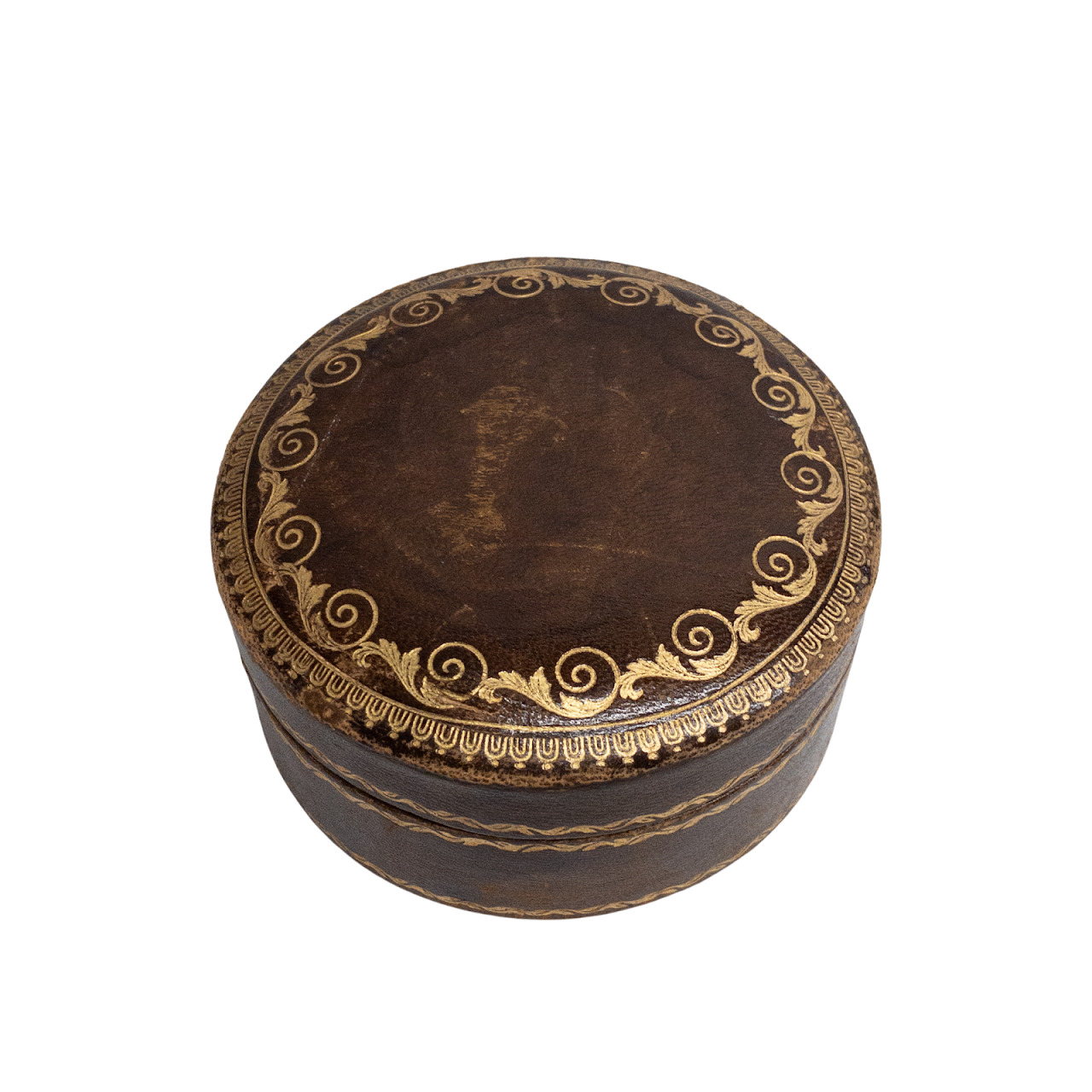 B. Altman Vintage Leather Trinket Box