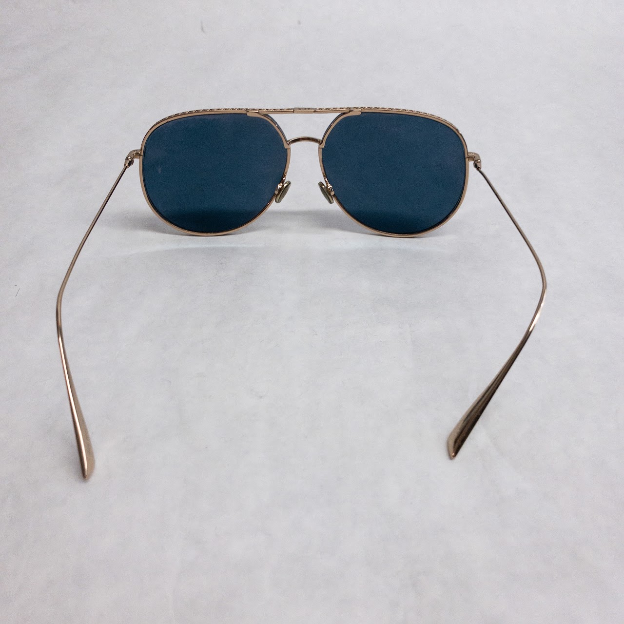 Christian Dior by Dior Brass Aviator Sunglasses