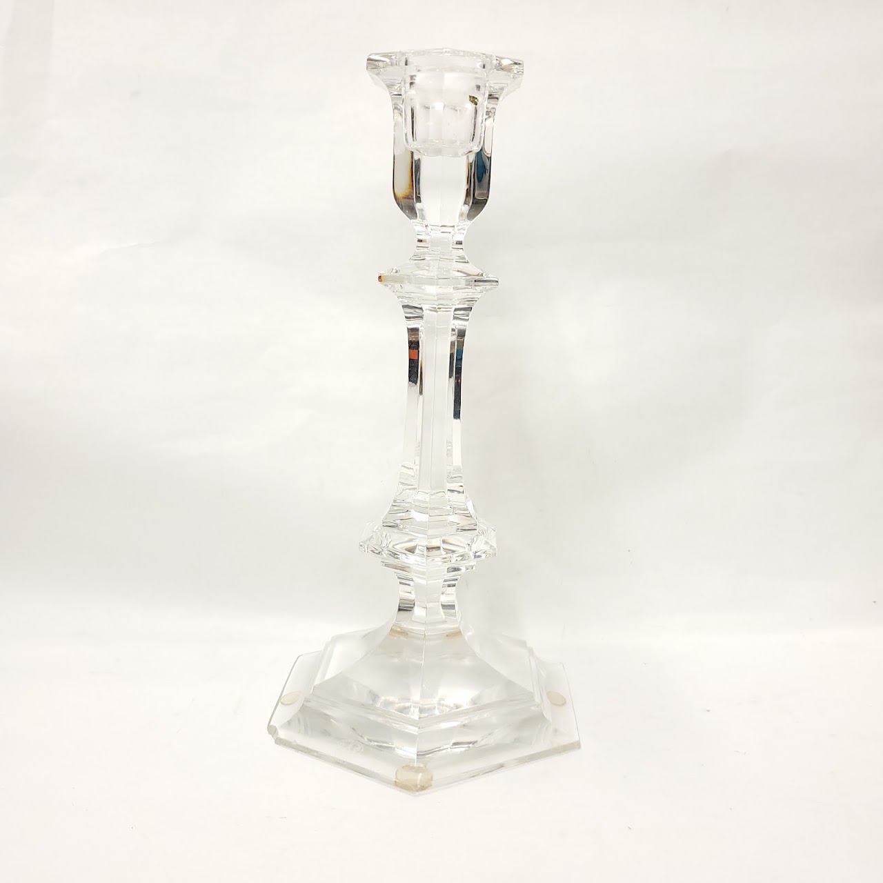 Baccarat Crystal Harcourt Candlestick Pair