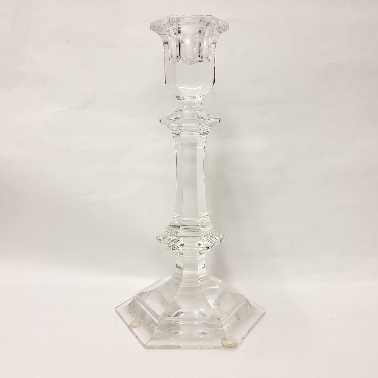 Baccarat Crystal Harcourt Candlestick Pair