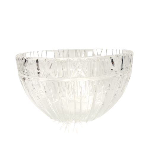 Tiffany & Co. 10" Crystal Atlas Bowl