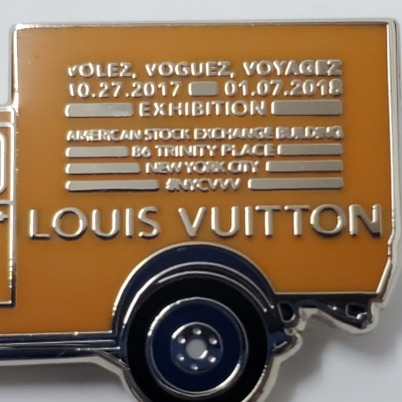 LOUIS VUITTON Exhibit NYC Truck & Plane Art Pins! Pintrill