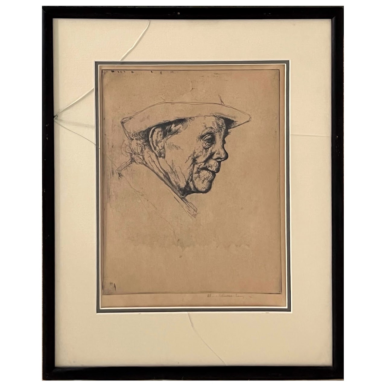 William Auerbach Levy Signed Etching