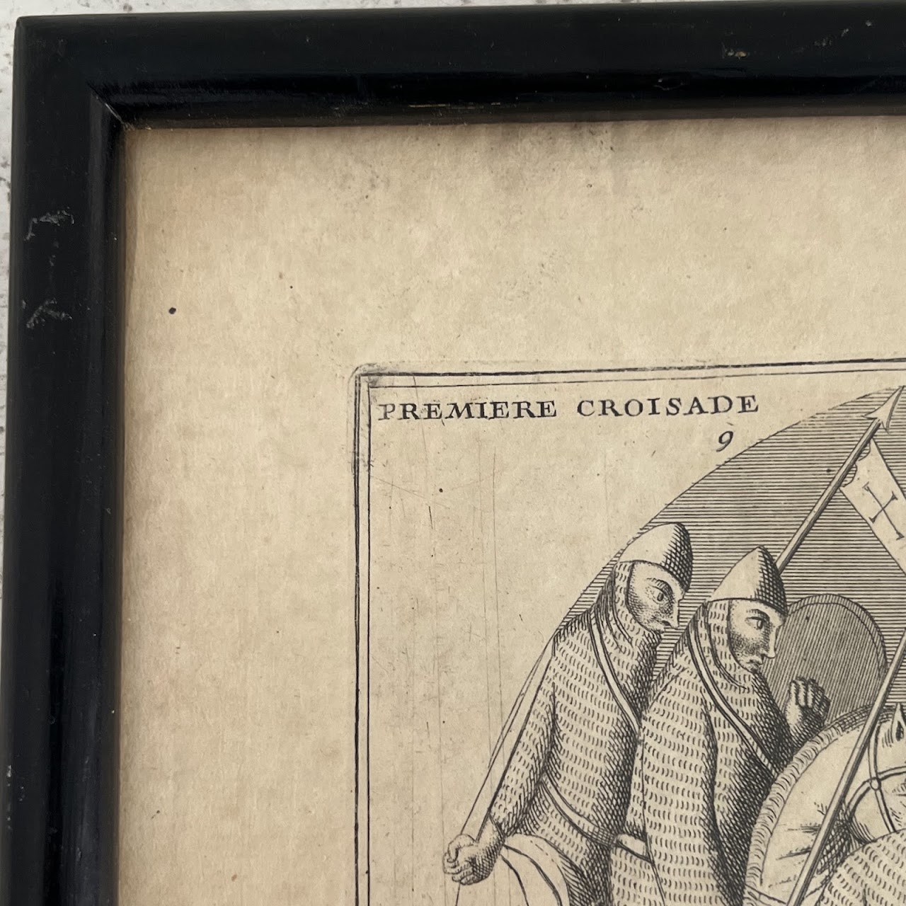 17th-18th C. 'First Crusade' Engraved Bookplate Pair