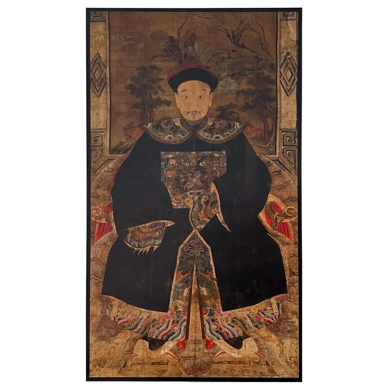 Chinese Ancestor Portrait Large Scale Decorative Print