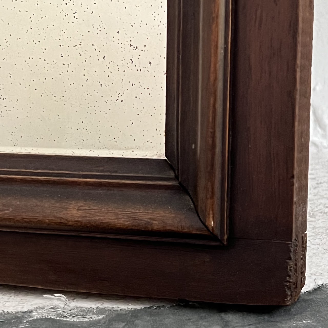 Antique Mahogany Framed Wall Mirror