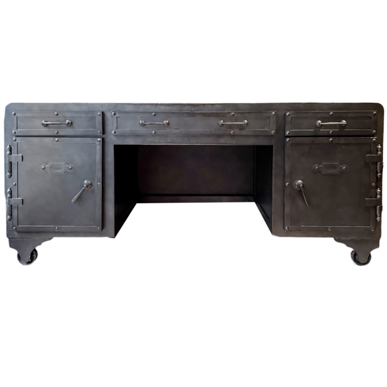 Restoration Hardware Steel Vault Desk