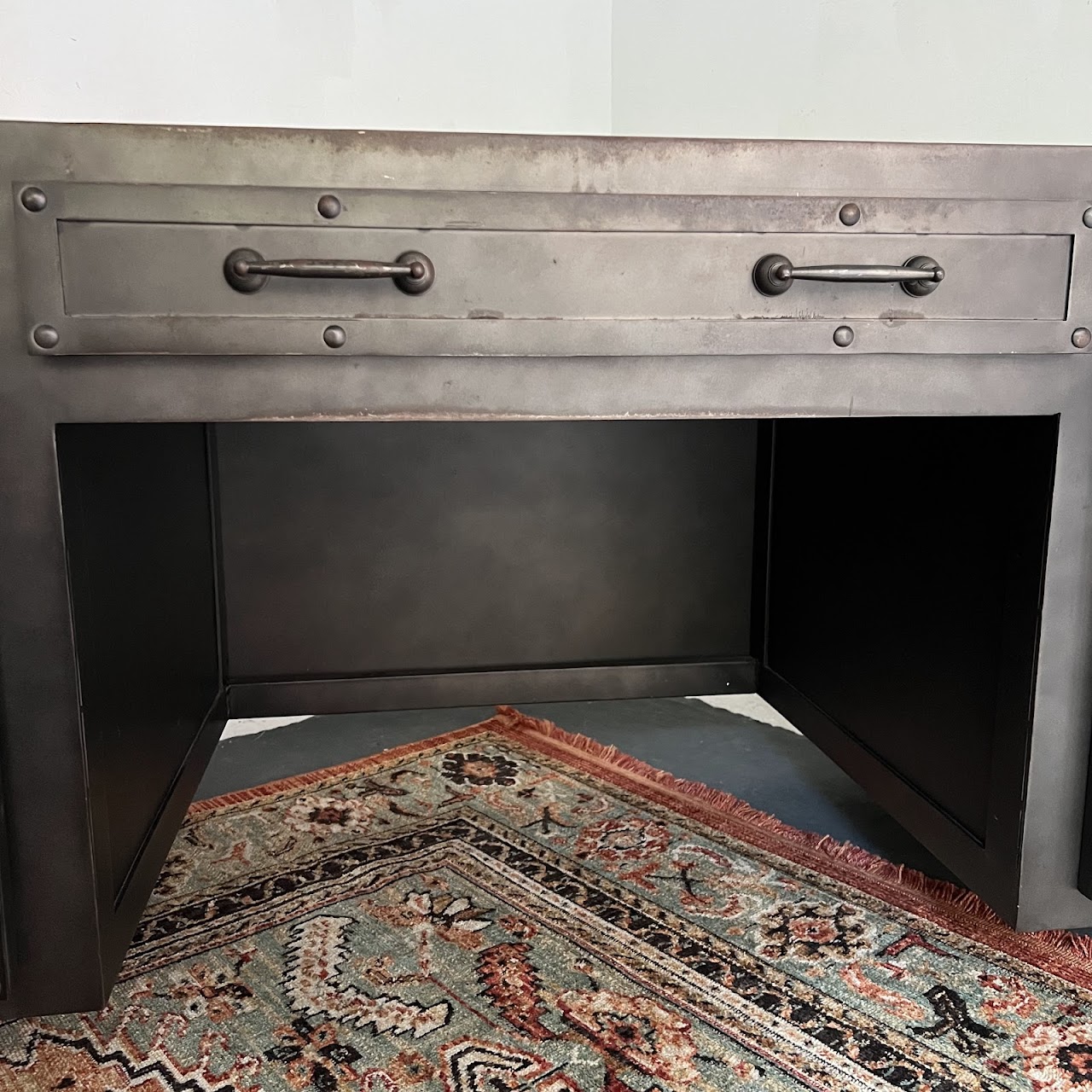 Restoration Hardware Steel Vault Desk