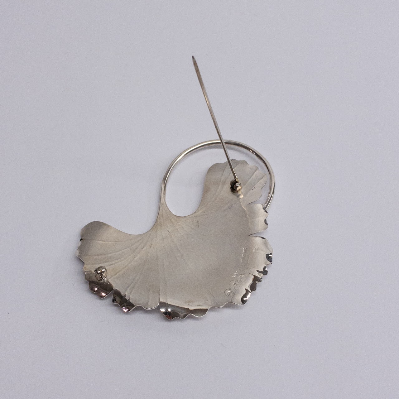 Robyn Nichols Sterling Silver Gingko Leaf Brooch