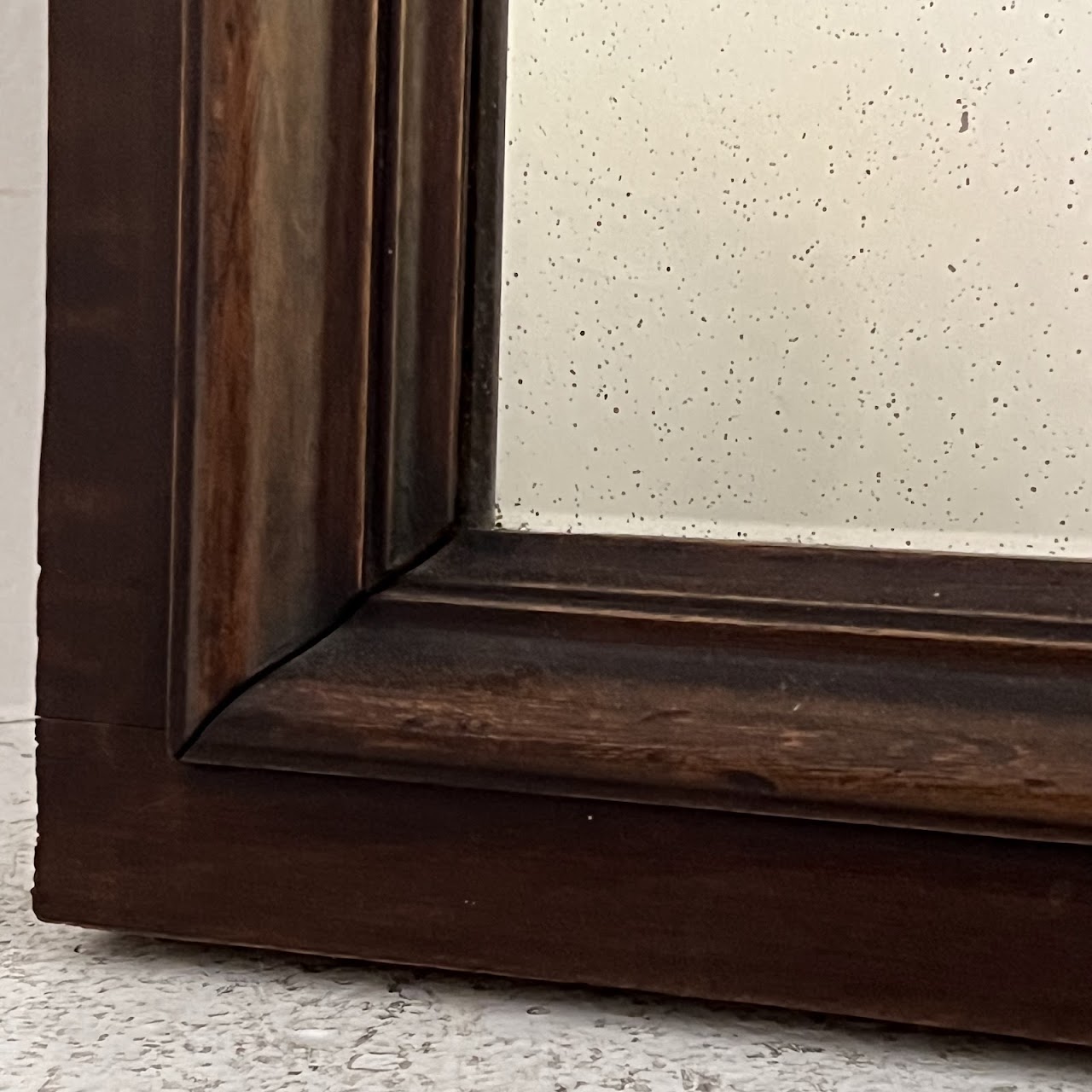 Antique Mahogany Framed Wall Mirror