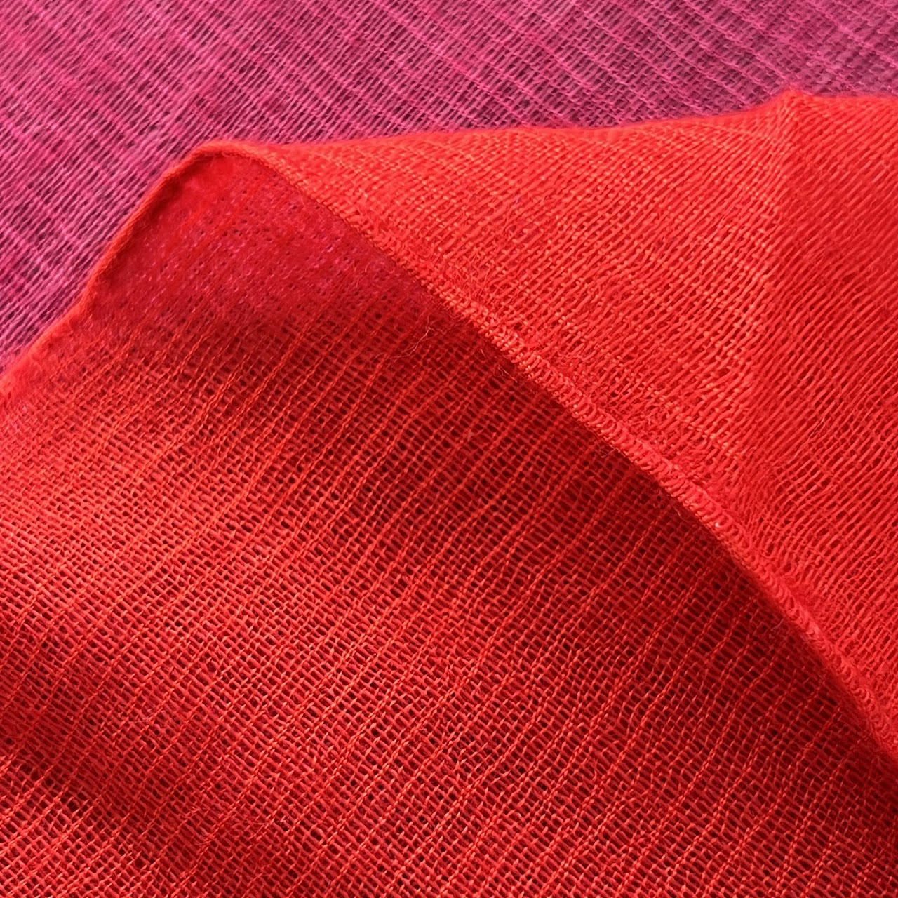 Hermès Cashmere and Silk Blend Two-Tone Scarf