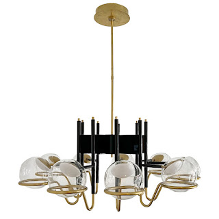 Avroko + Visual Comfort Crosby Large Chandelier