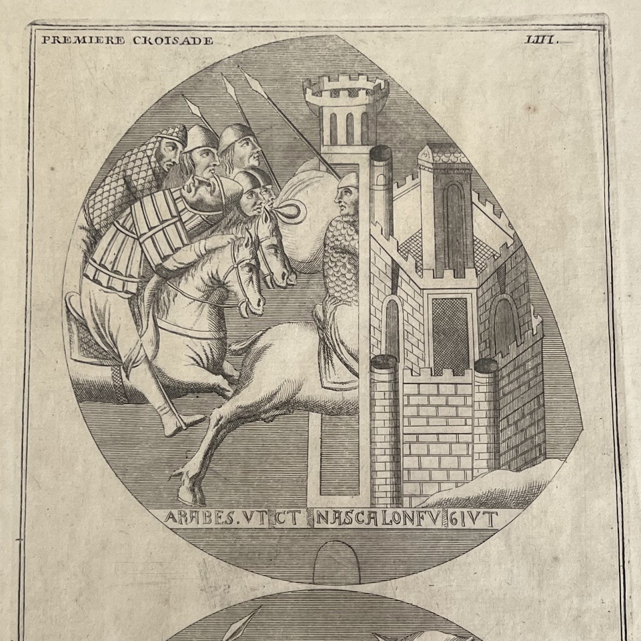 17th-18th C. 'First Crusade' Engraved Bookplate Pair