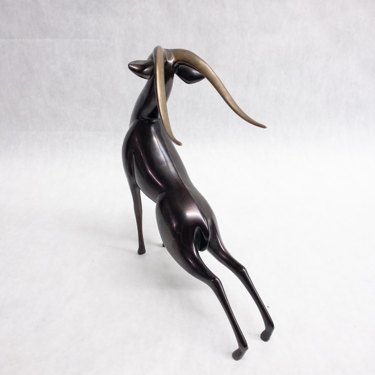 Loet Vanderveen Bronze Springbok Sculpture