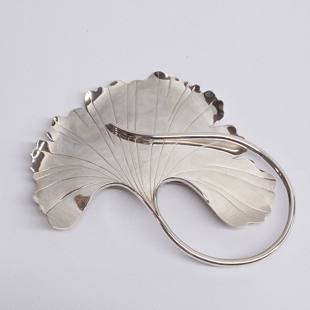 Robyn Nichols Sterling Silver Gingko Leaf Brooch