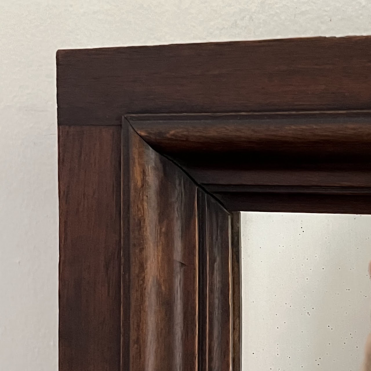 Antique Mahogany Framed Wall Mirror