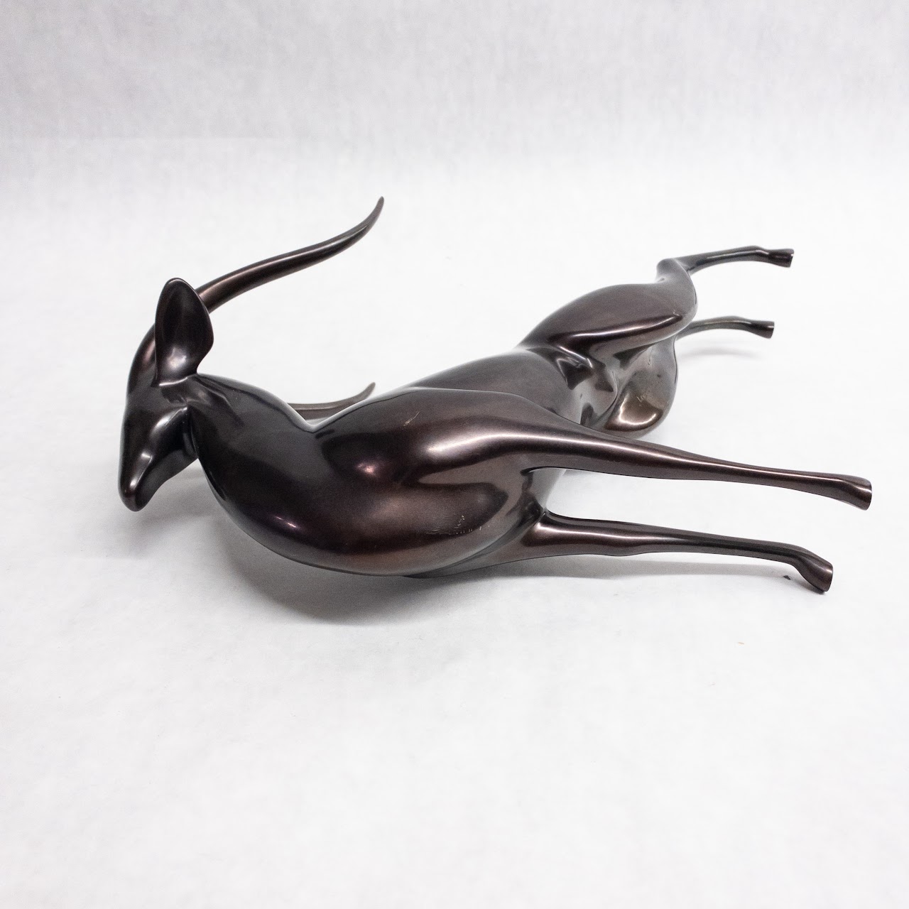 Loet Vanderveen Bronze Springbok Sculpture