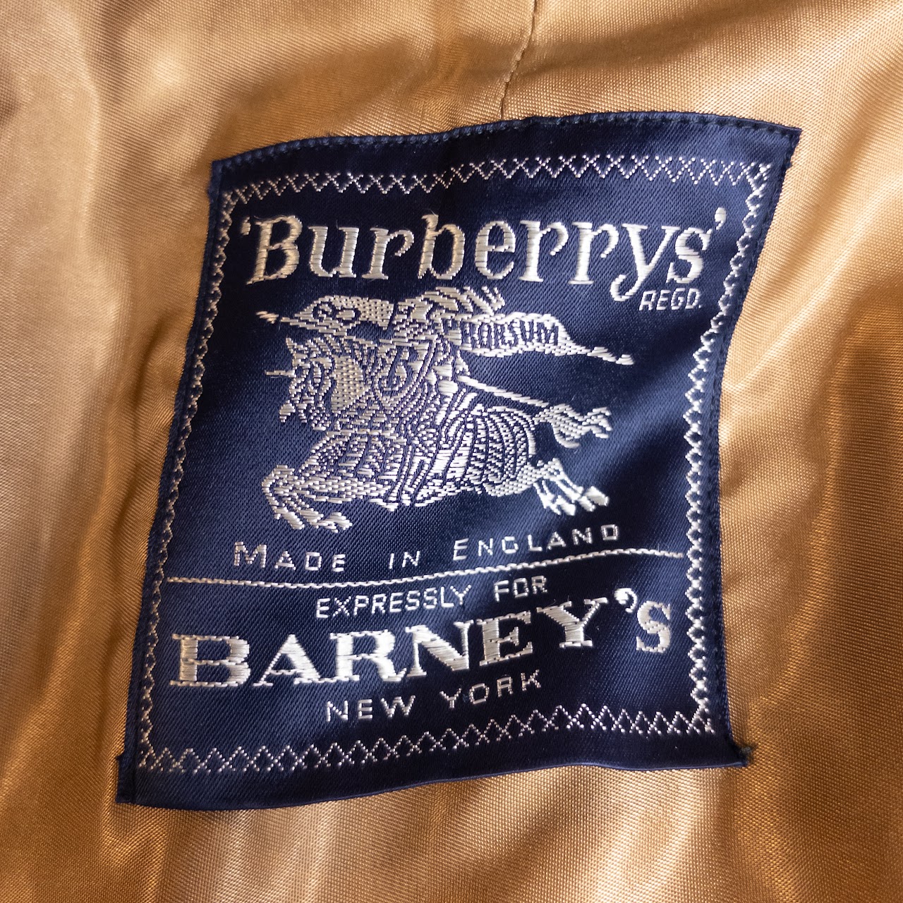 Burberrys'  Vintage Trench Coat Made Expressly for Barney's