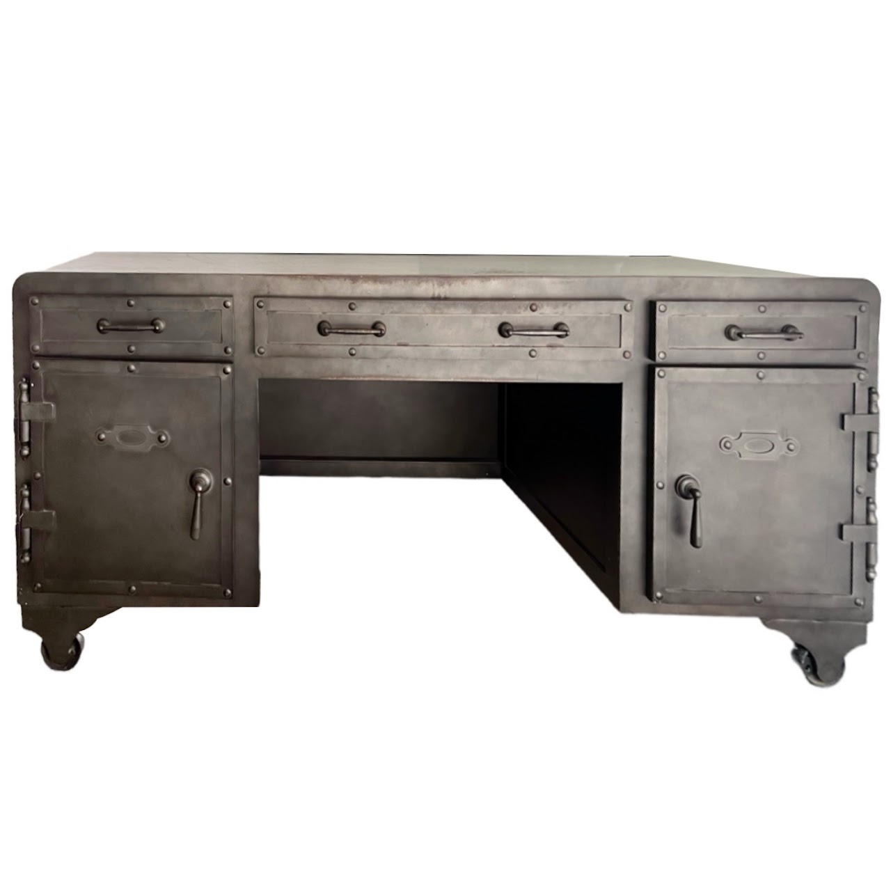 Restoration Hardware Steel Vault Desk