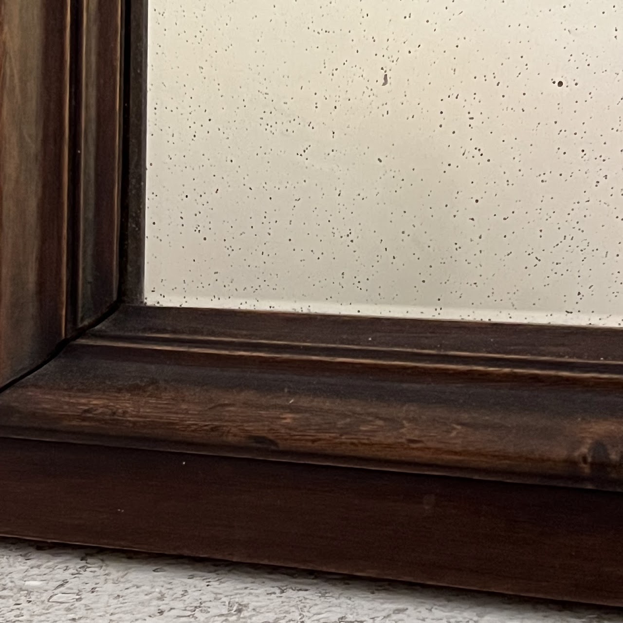 Antique Mahogany Framed Wall Mirror