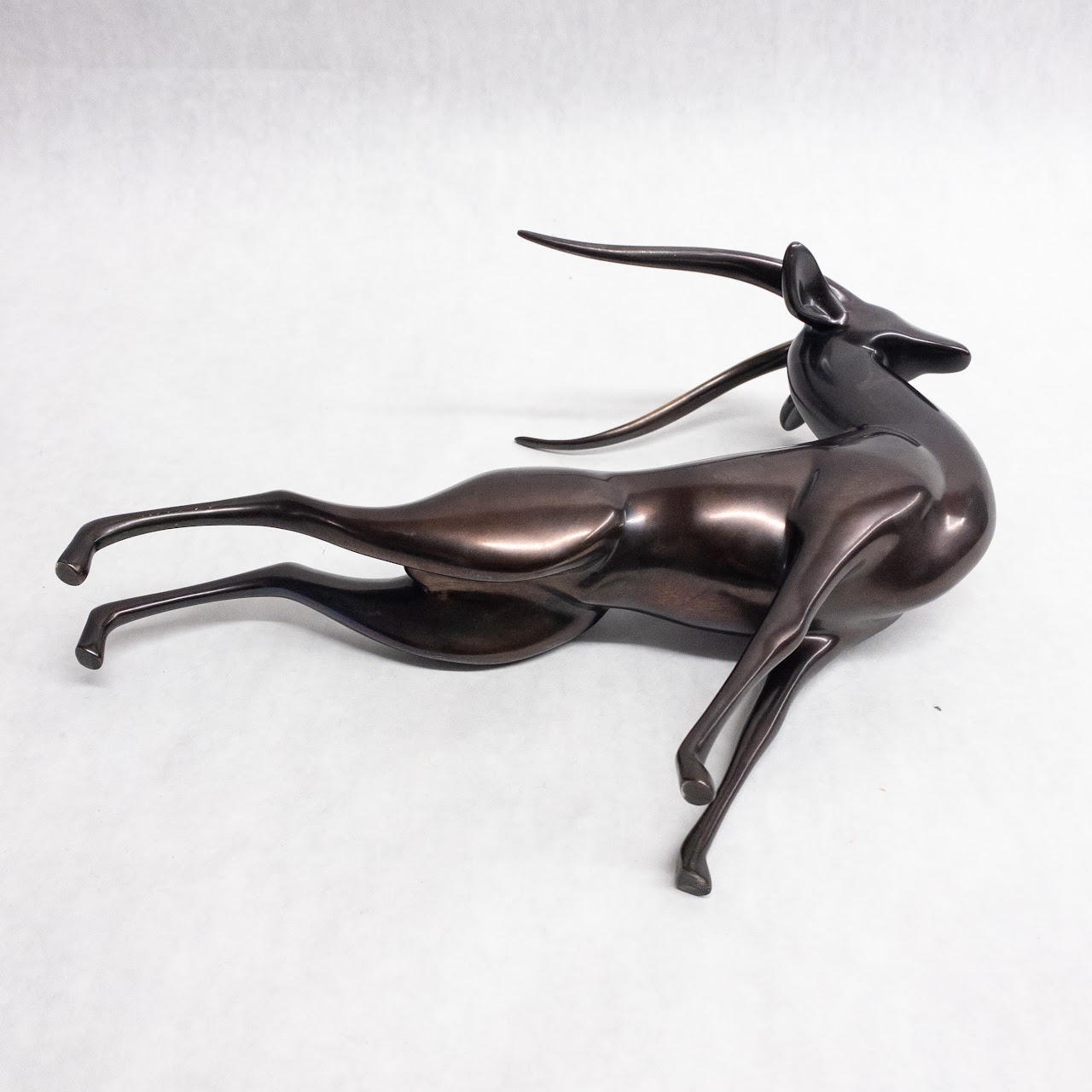 Loet Vanderveen Bronze Springbok Sculpture