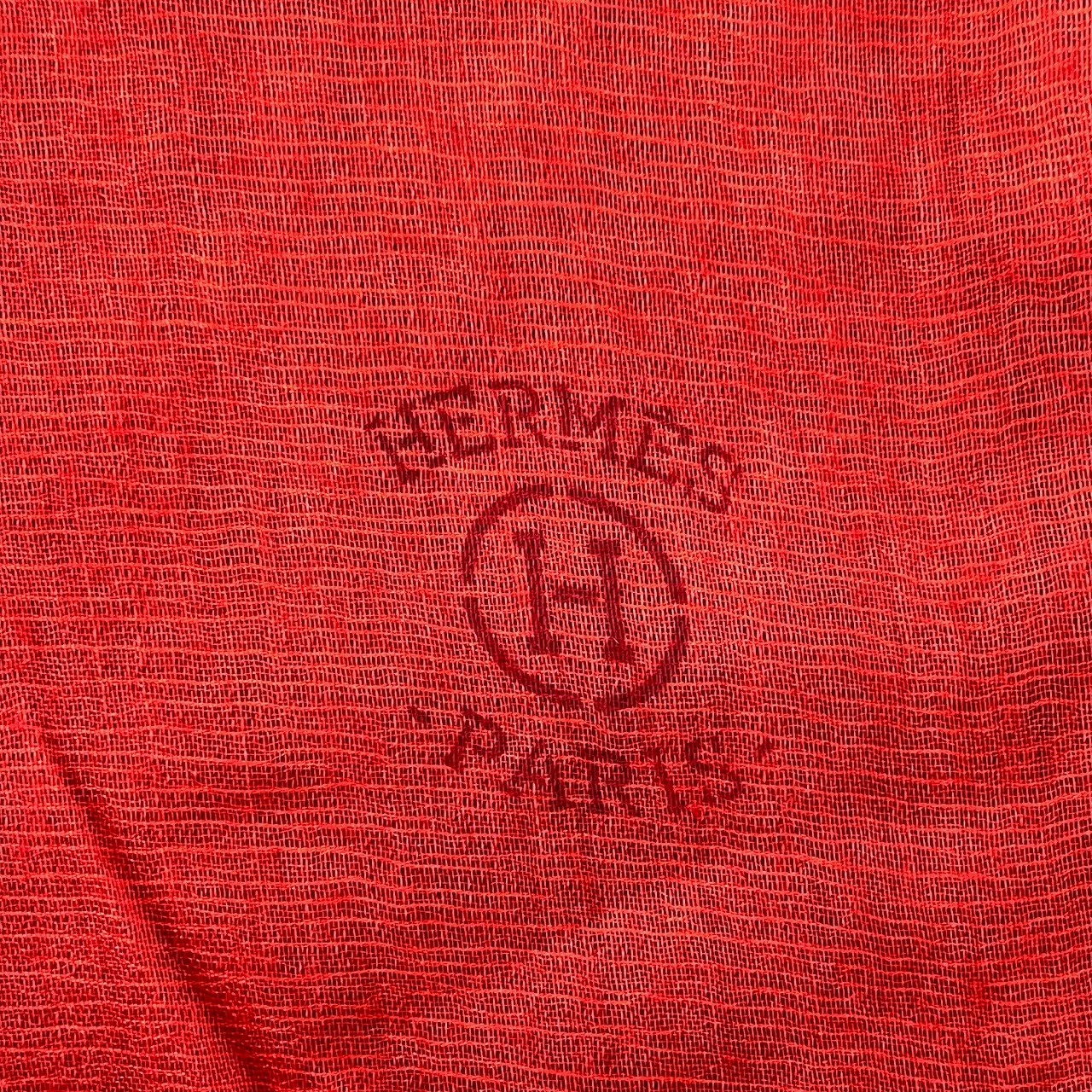 Hermès Cashmere and Silk Blend Two-Tone Scarf