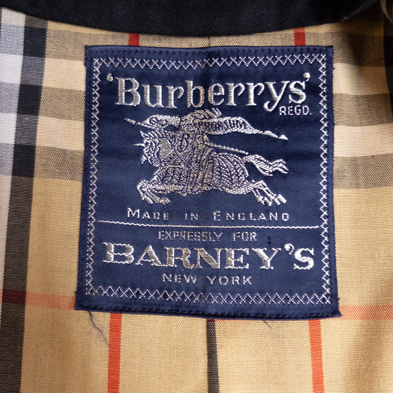 Burberrys'  Vintage Trench Coat Made Expressly for Barney's