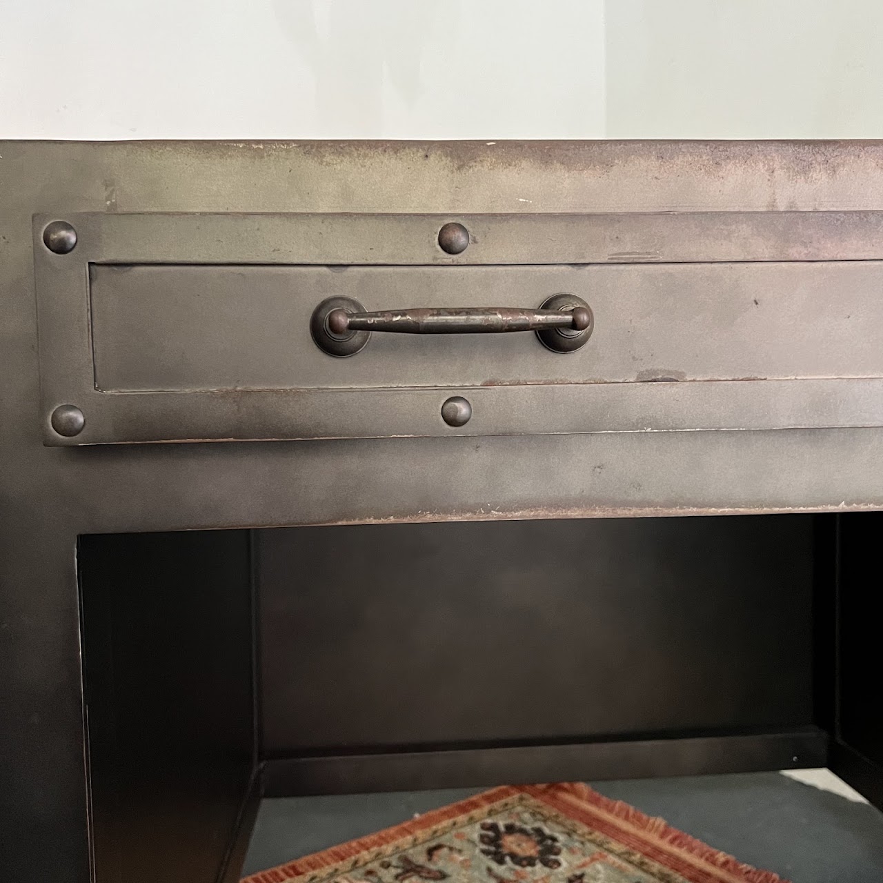 Restoration Hardware Steel Vault Desk