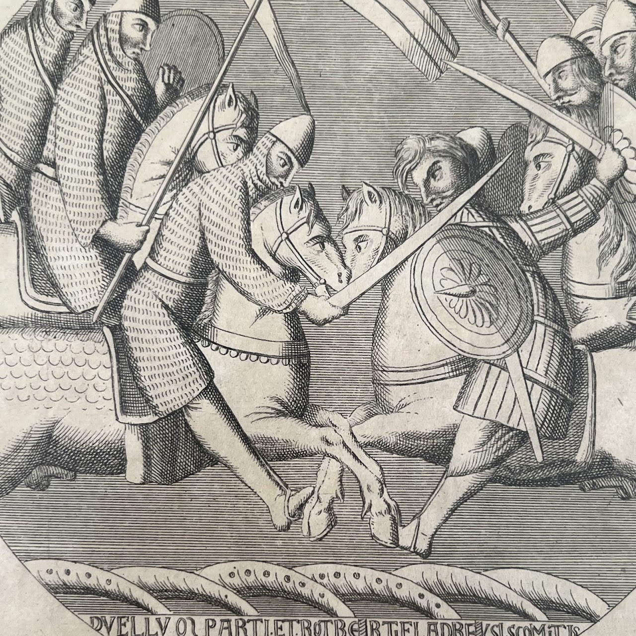 17th-18th C. 'First Crusade' Engraved Bookplate Pair