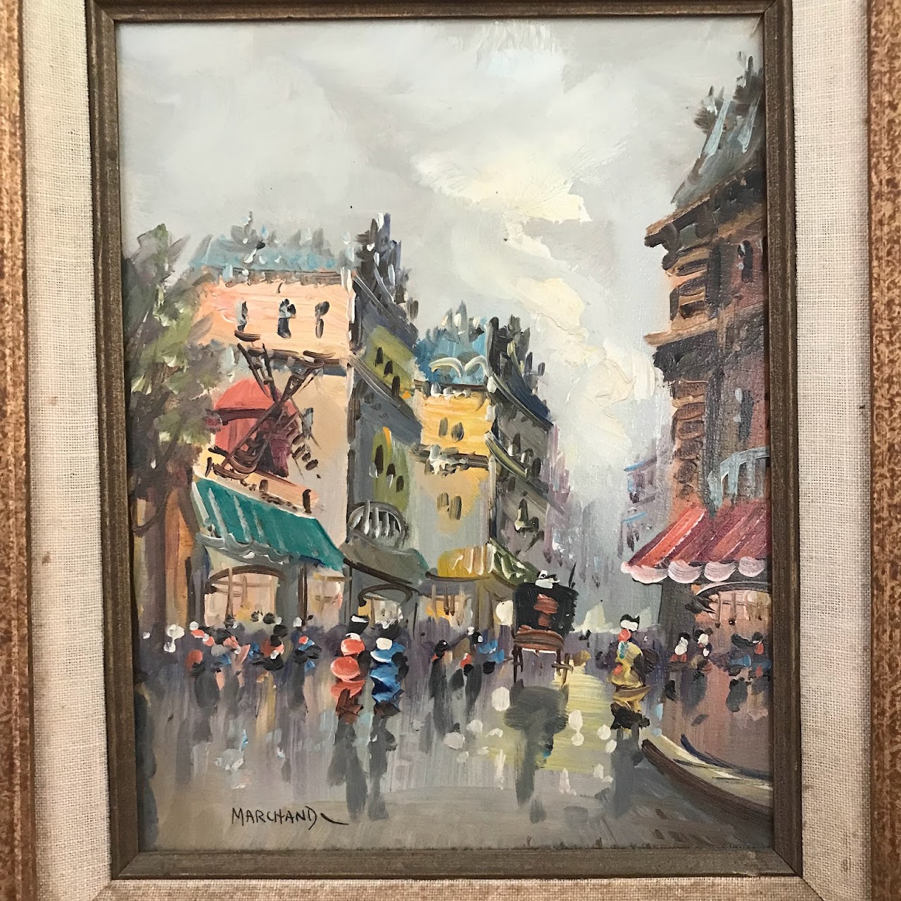 Jacques Marchand Signed Oil Painting