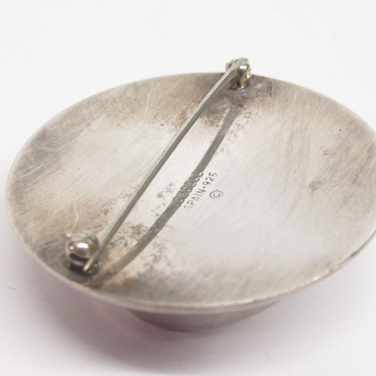 Sterling Silver Circular Brooch