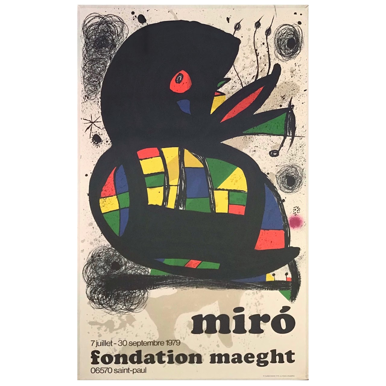 Joan Miró Fondation Maeght 1979 Exhibition Lithograph