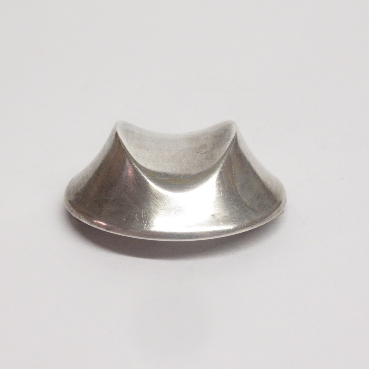 Sterling Silver Circular Brooch