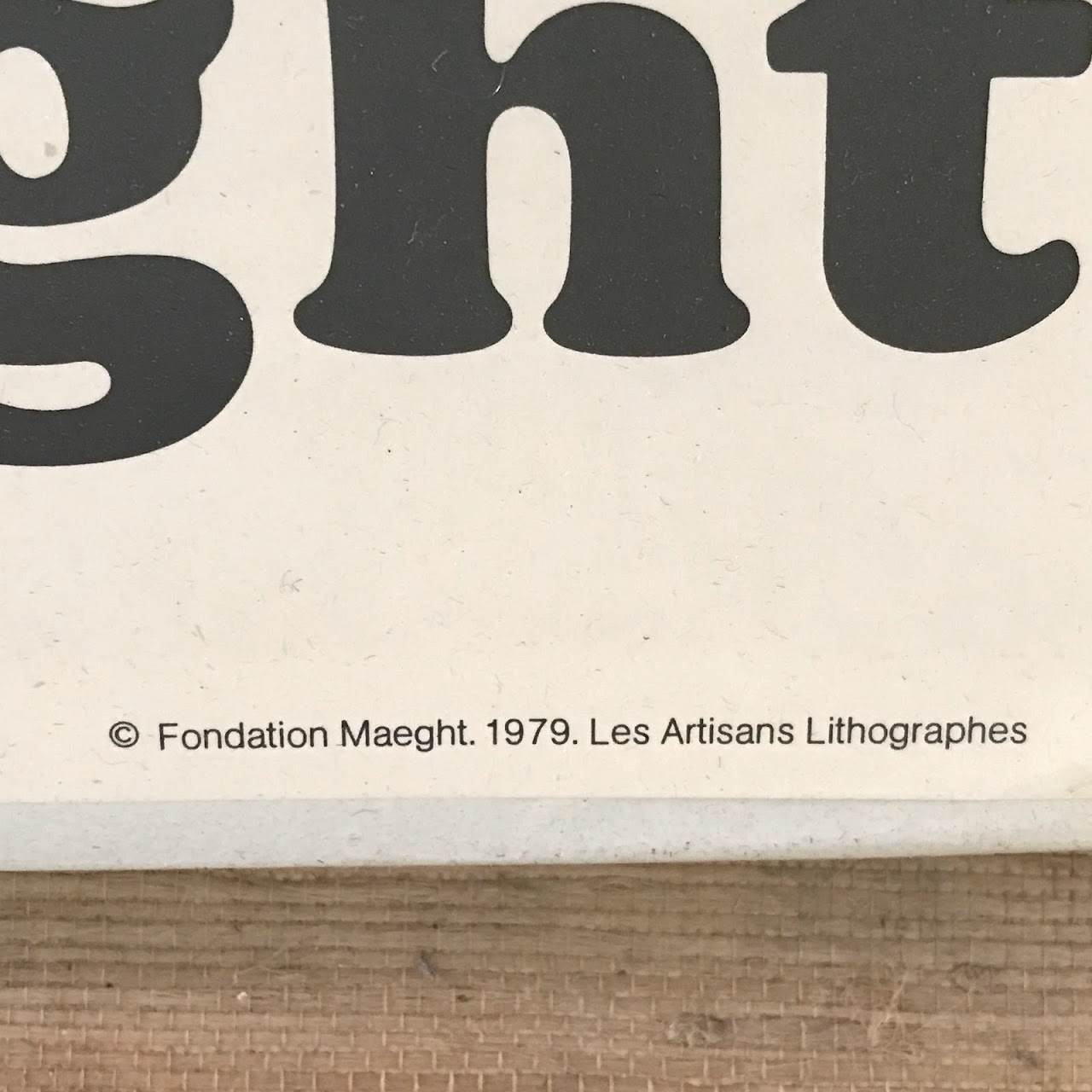 Joan Miró Fondation Maeght 1979 Exhibition Lithograph
