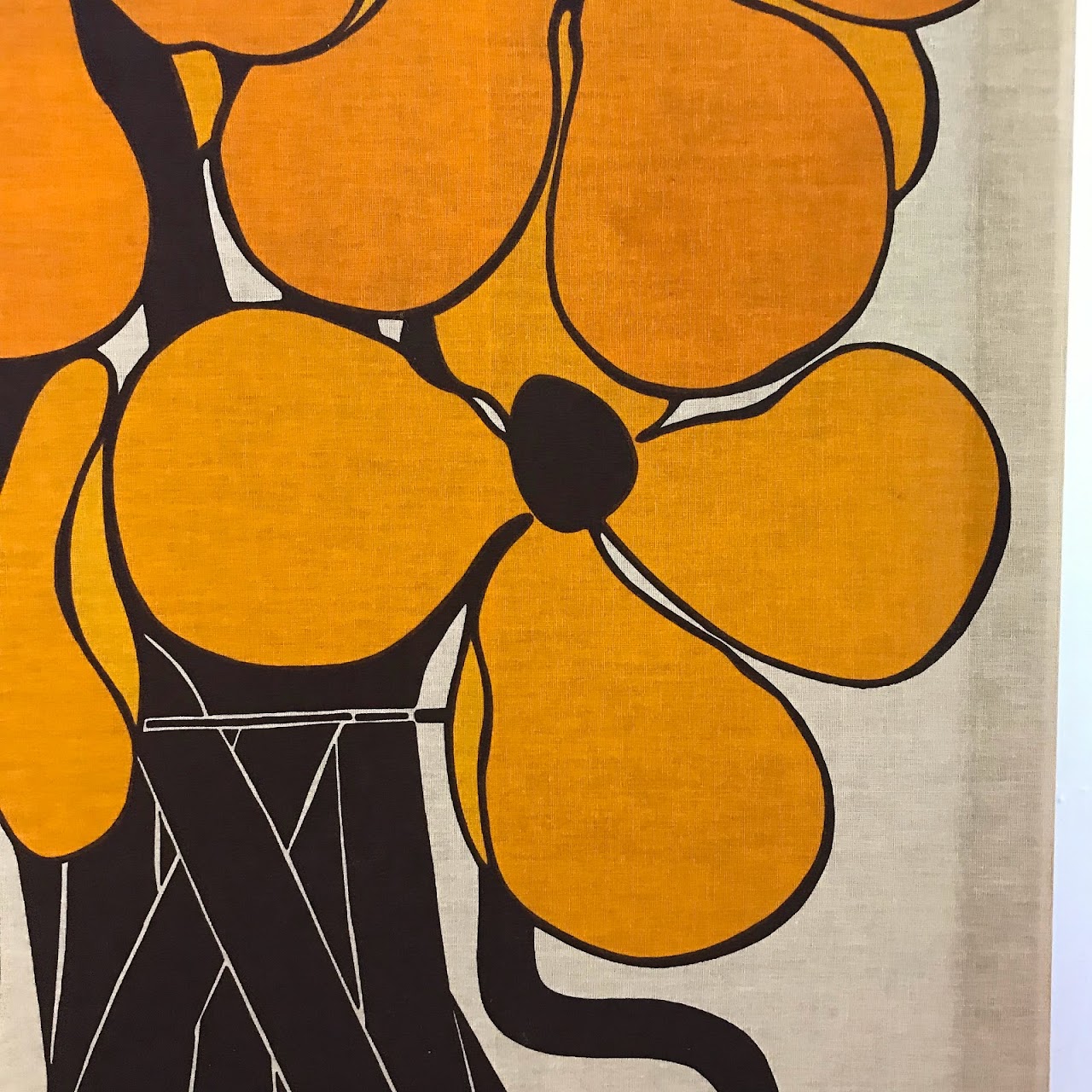 Howard Smith for House Vallila 'Peru' 1970s Textile Print