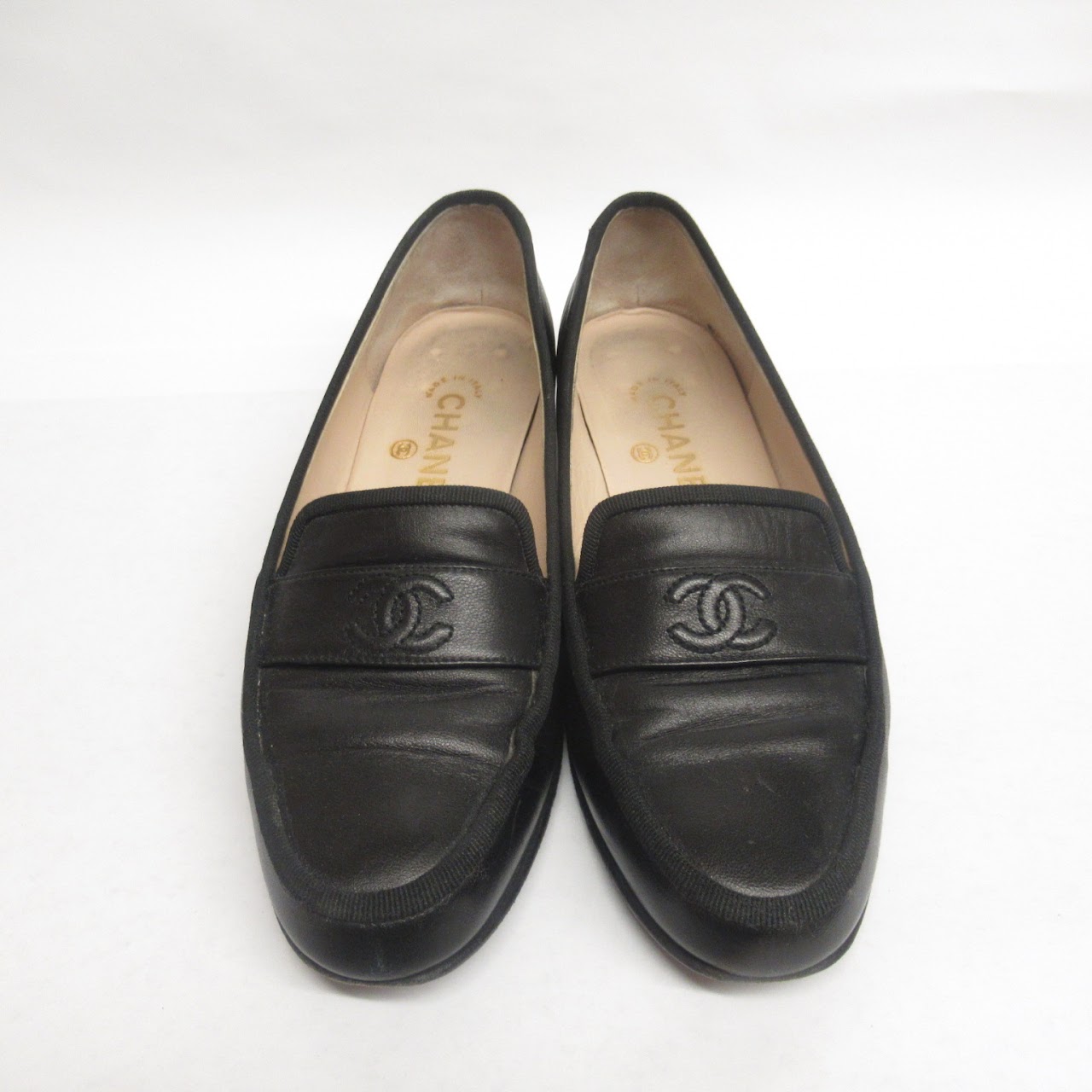 Chanel 'CC' Lambskin Loafers
