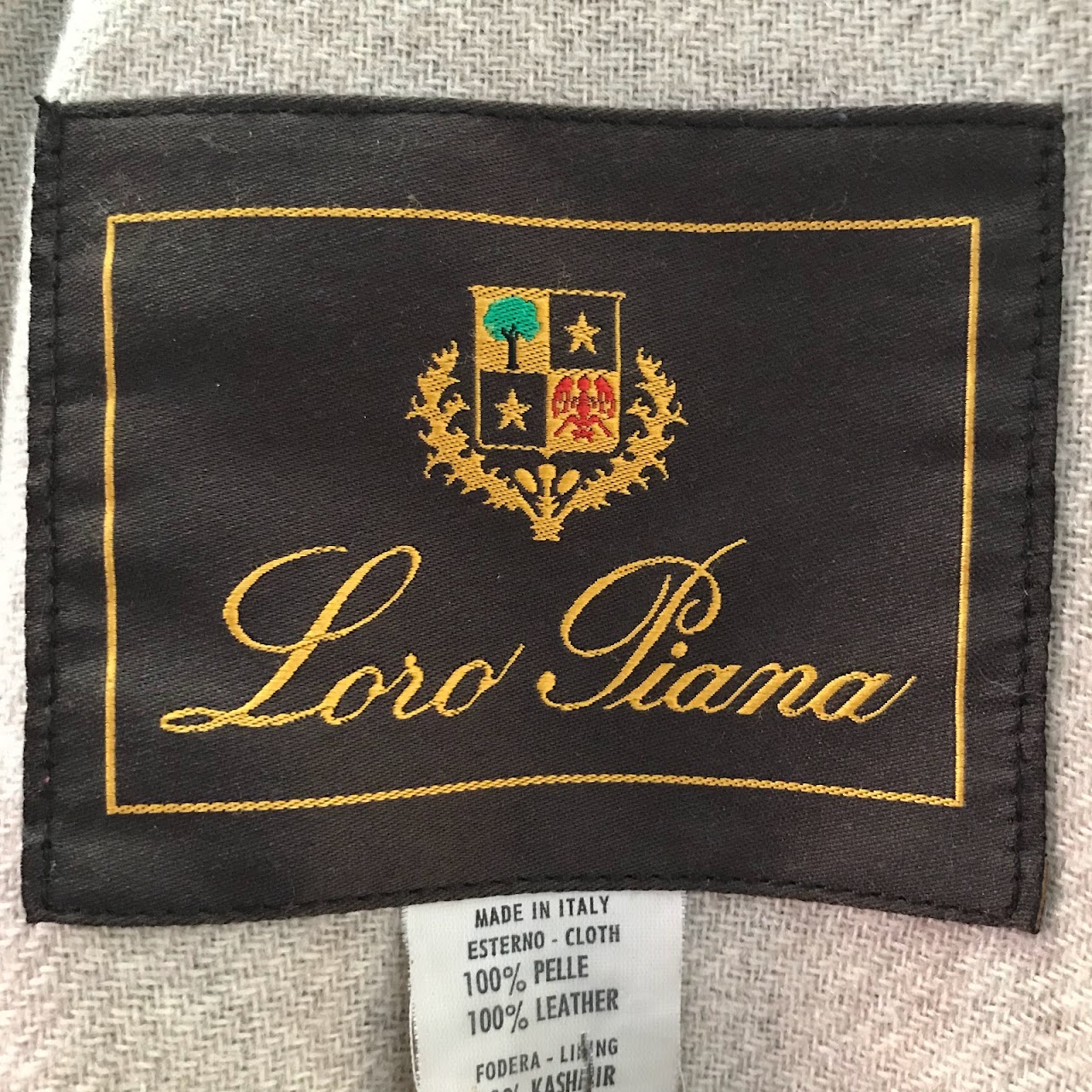 Loro Piana Leather Jacket
