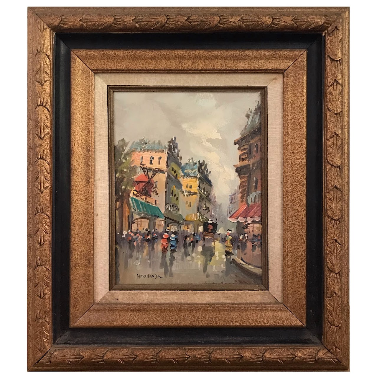 Jacques Marchand Signed Oil Painting