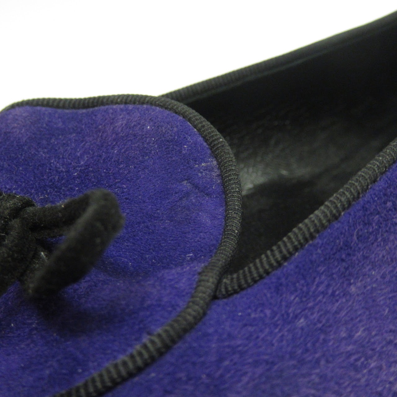 Tod's Purple Suede Flats