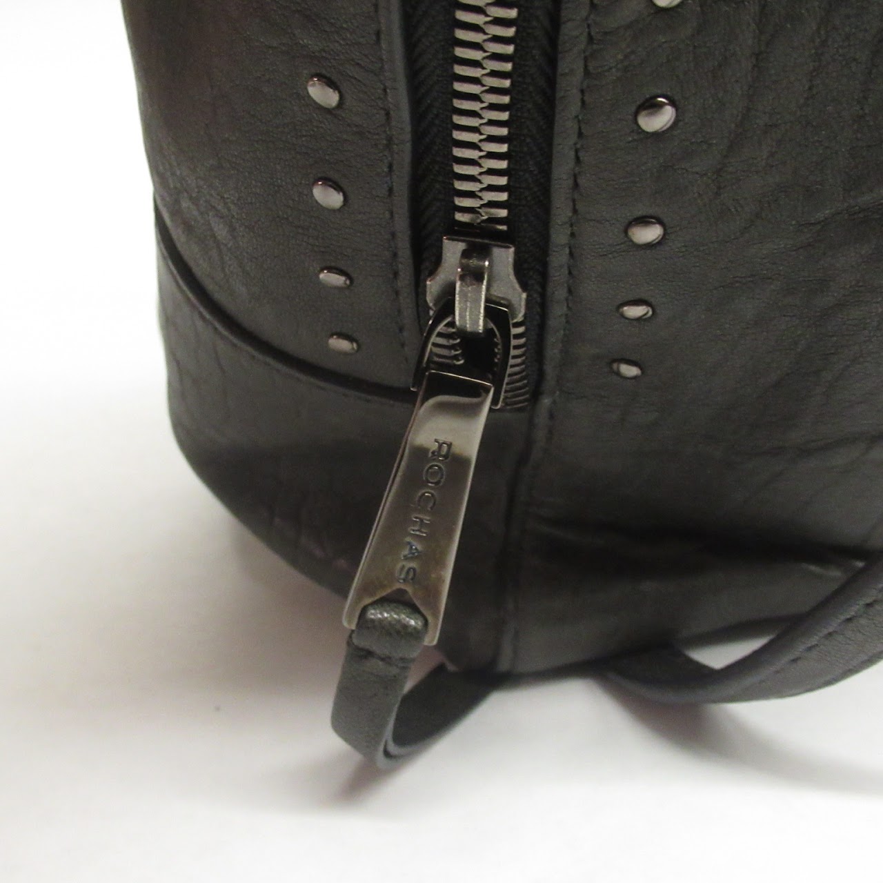 Rochas Paris Leather Shoulder Bag