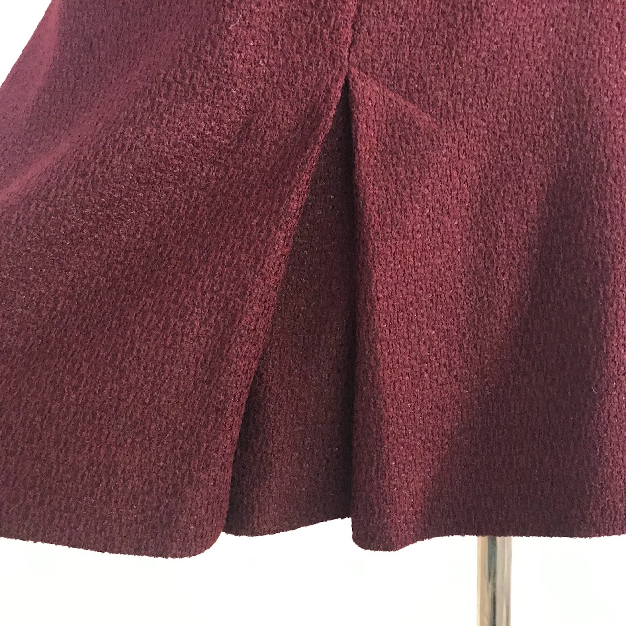 Chanel NEW Pleated Bouclé Skirt