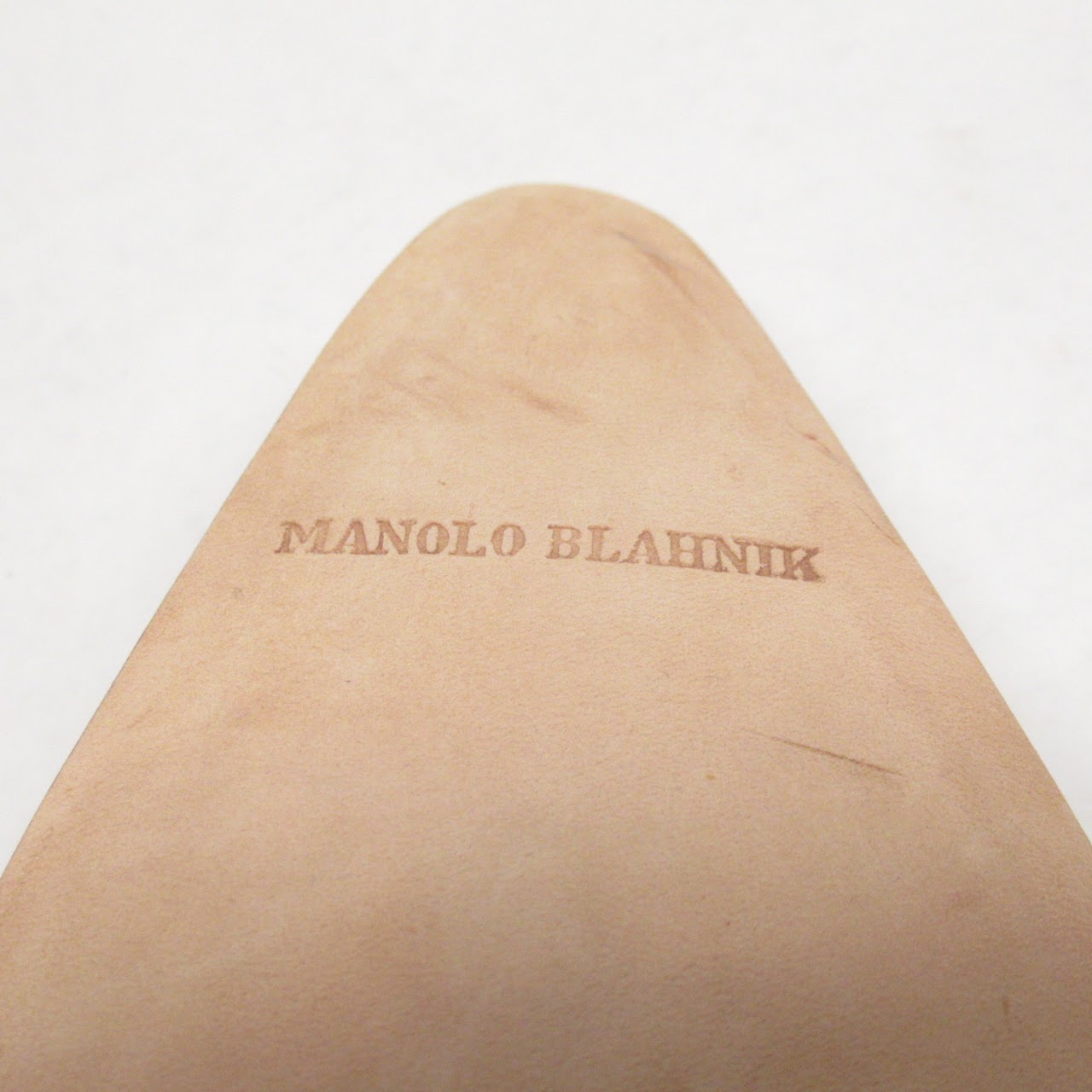 Manolo Blahnik White Satin Slingbacks