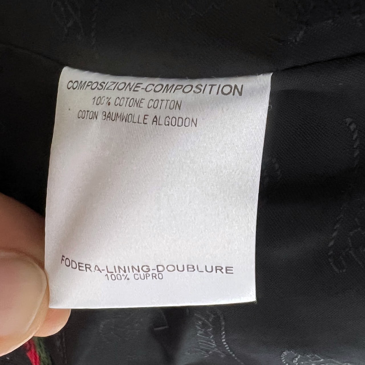 Gucci Black Denim Jacket