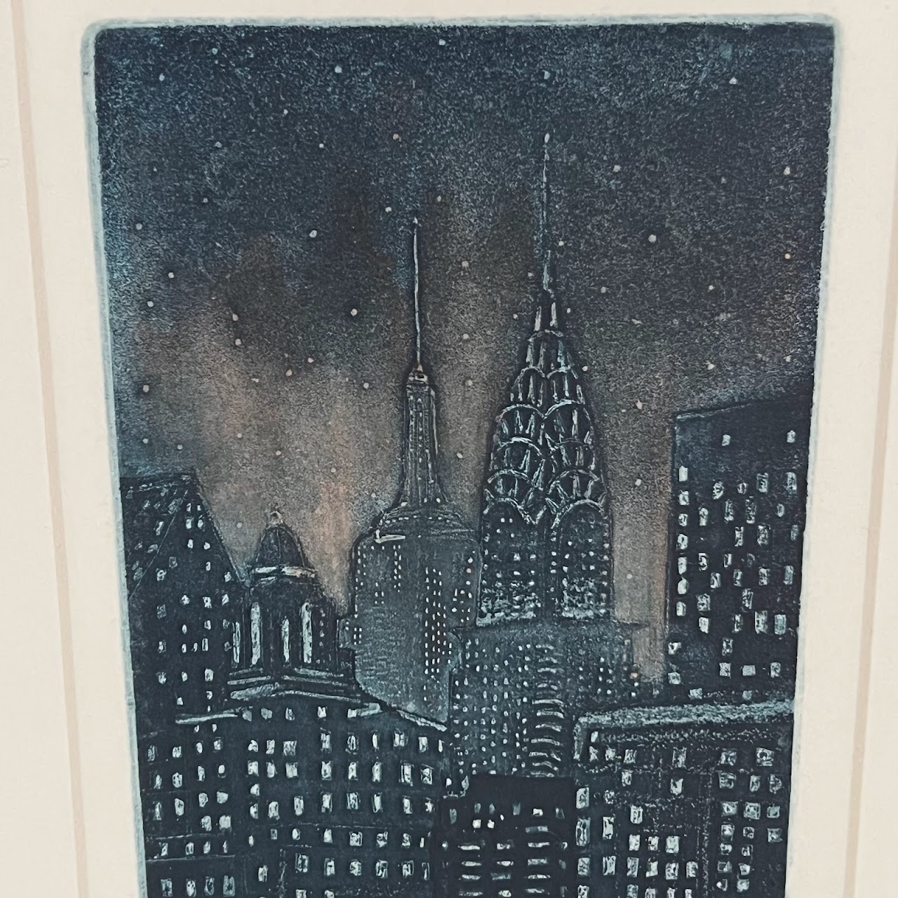 Stephen Francis Duffy 'New York City' Signed Aquatint Etching