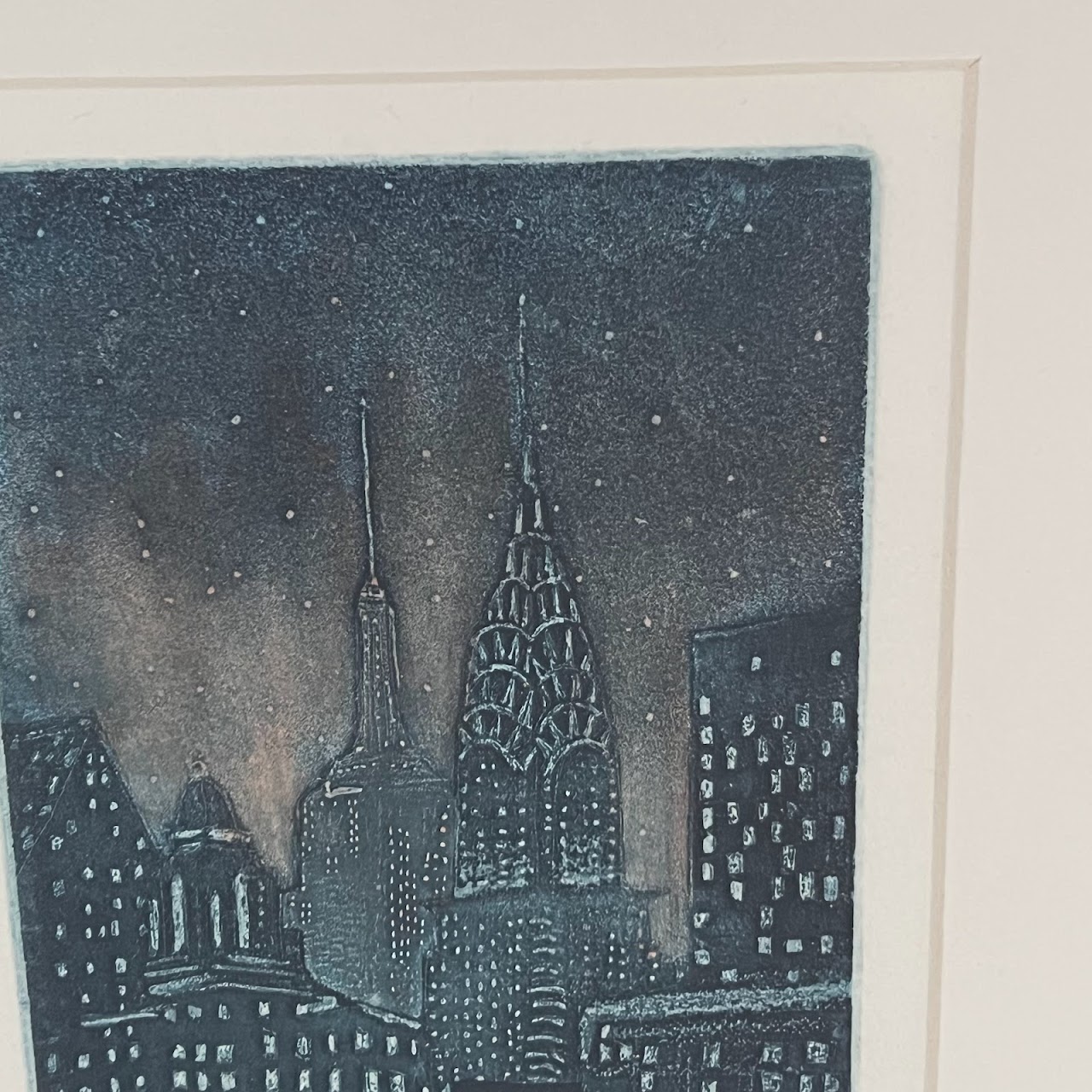 Stephen Francis Duffy 'New York City' Signed Aquatint Etching