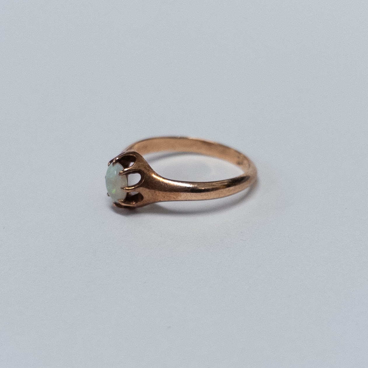 10K Rose Gold and Opal Ring